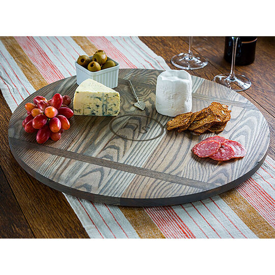 Ash Driftwood 18-inch Lazy Susan
